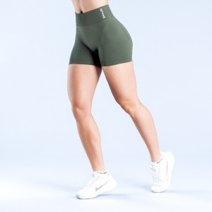 Shorts DFYNE Dynamic 4.5" γυναικεια Ελιά | 120539VJO