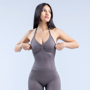 Τοπ DFYNE Impact Longline Strappy γυναικεια μωβ | 670913ZQA