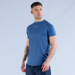 Μπλουζακι DFYNE Stealth Training ανδρικα μπλε | 397624LCV