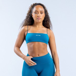 Αθλητικο Σουτιεν DFYNE Defy Strappy γυναικεια μπλε | 583417JWR