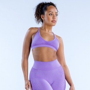 Αθλητικο Σουτιεν DFYNE Ignite Cross Back γυναικεια μωβ | 501469BZO