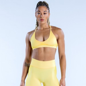 Αθλητικο Σουτιεν DFYNE Ignite Cross Back γυναικεια λεμόνι | 749380LTF