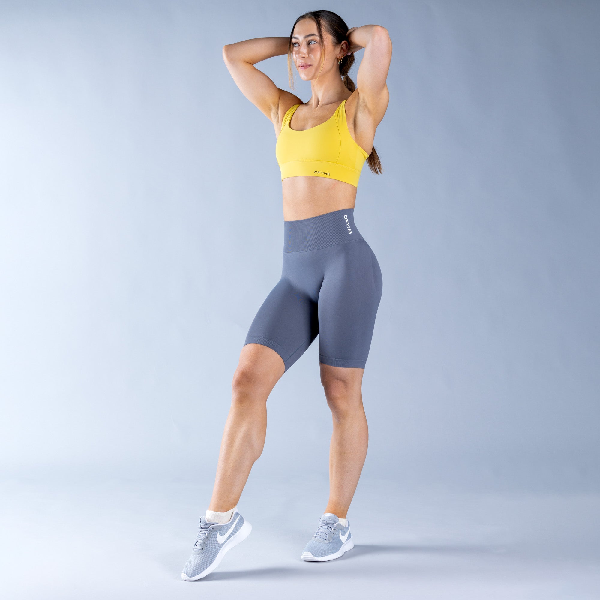 Shorts DFYNE Dynamic γυναικεια σκούρο γκρι | 257169IPE
