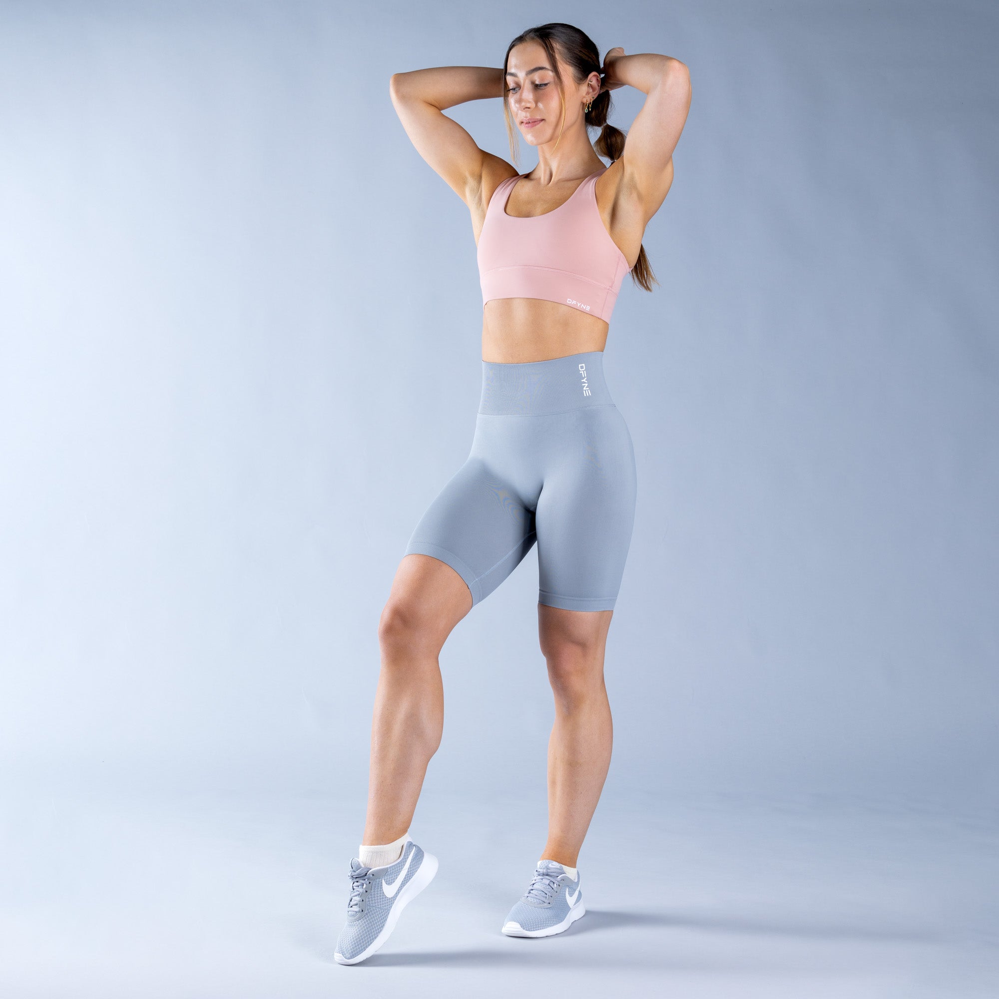 Shorts DFYNE Dynamic γυναικεια ανοιχτο γκρι | 305912ZKW