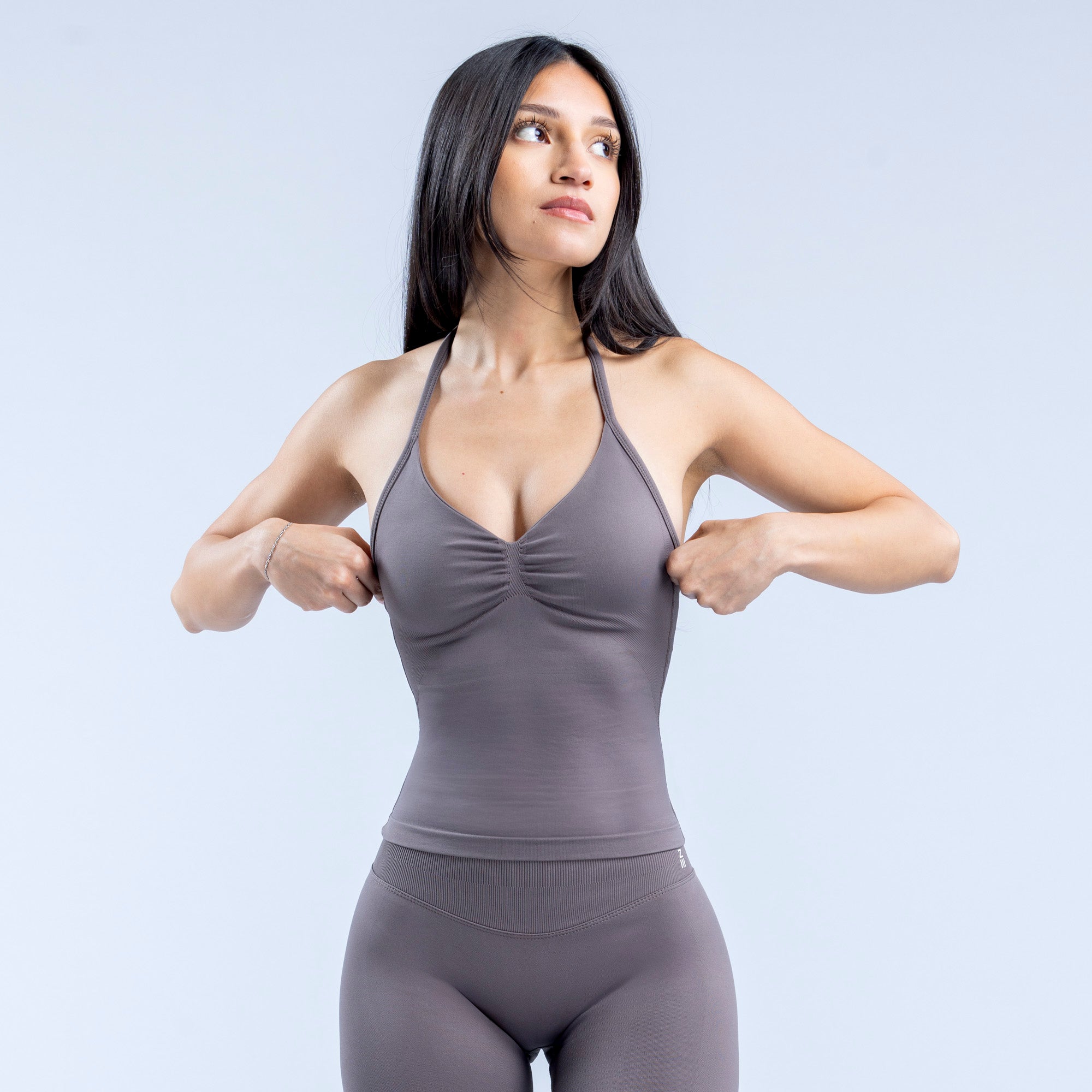 Τοπ DFYNE Impact Longline Strappy γυναικεια μωβ | 670913ZQA