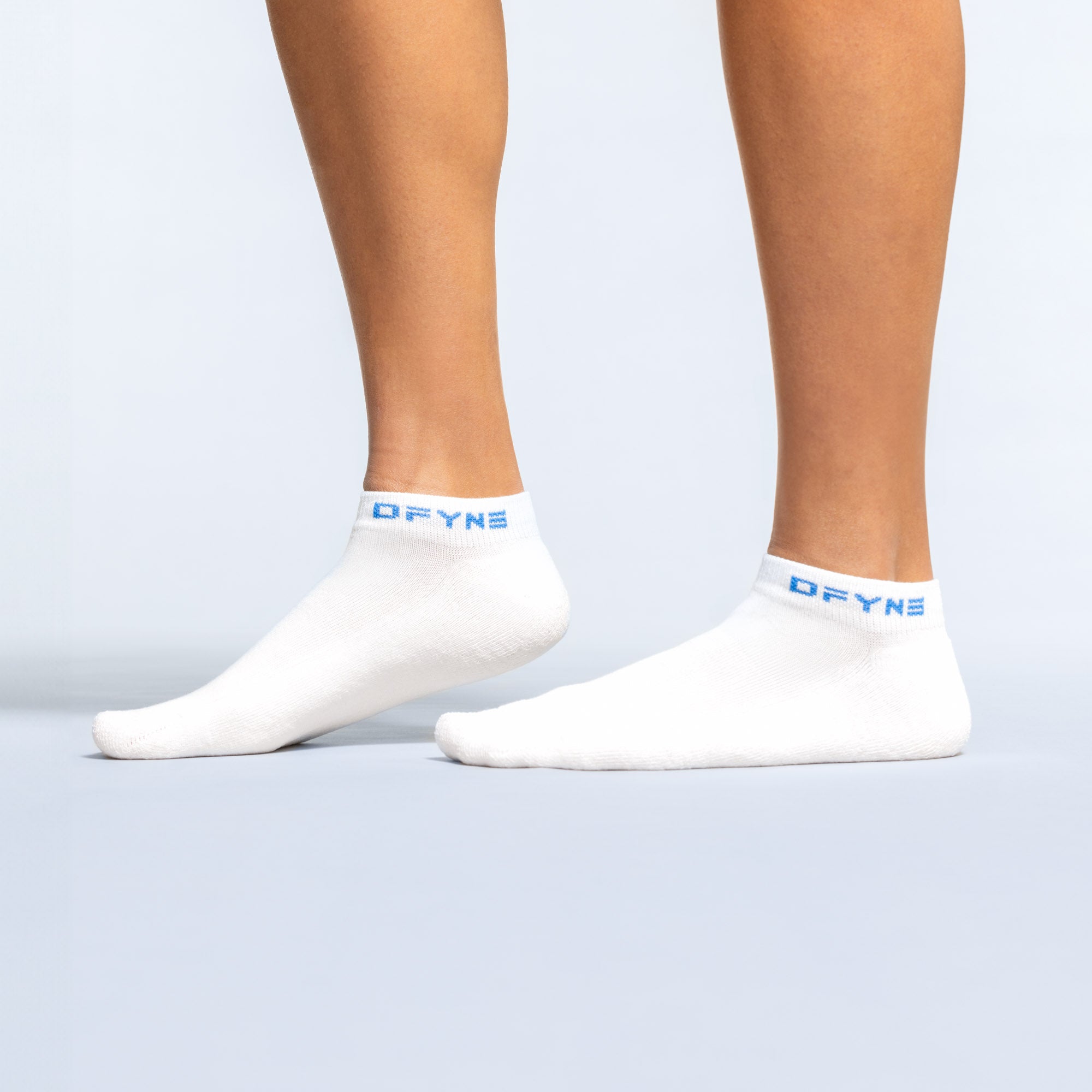 Καλτσεσ DFYNE Revive Ankle γυναικεια ασπρα μπλε | 179084BYW