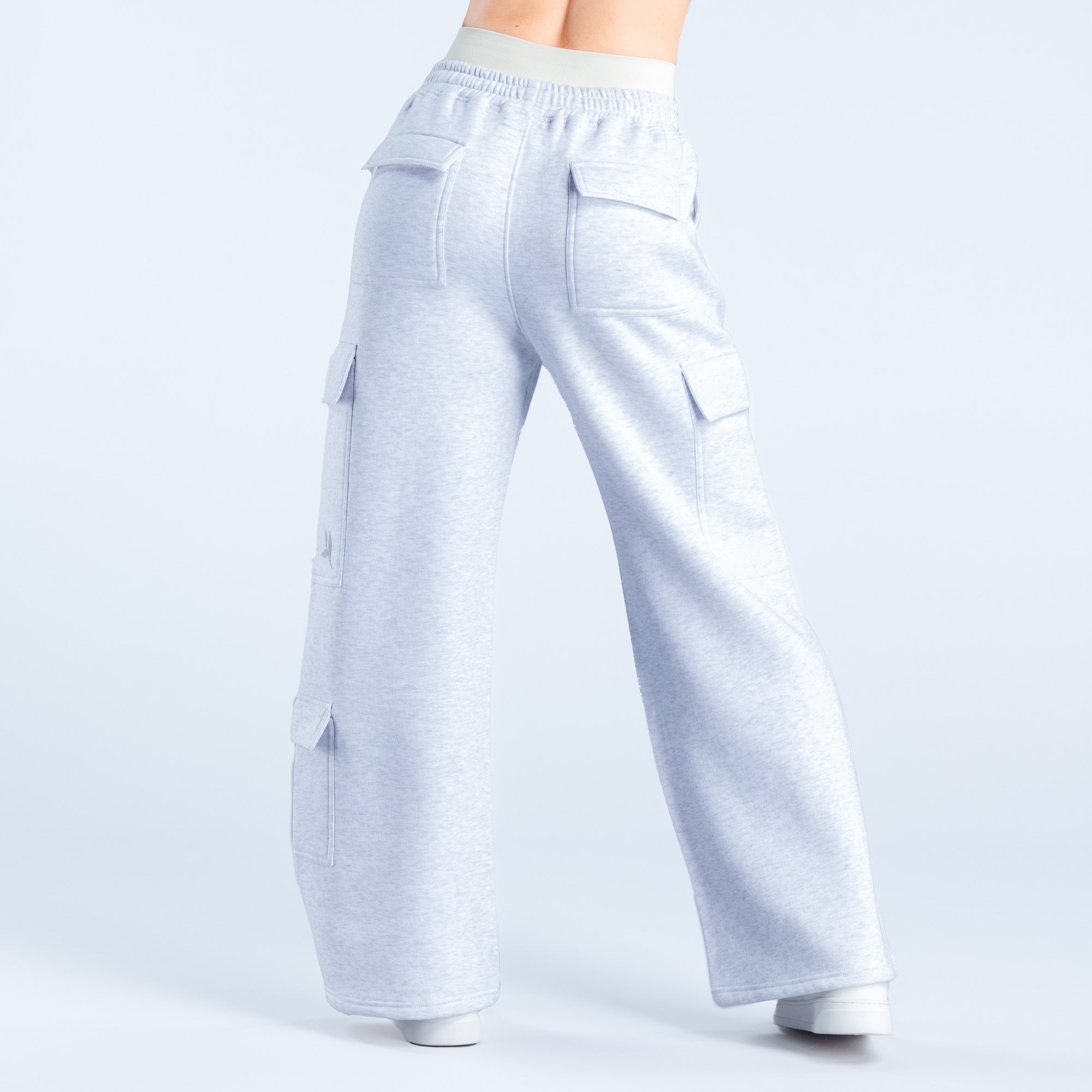 Παντελονι Jogger DFYNE Lanyi Edit Wide Leg Cargo γυναικεια γκρι | 790816PXT
