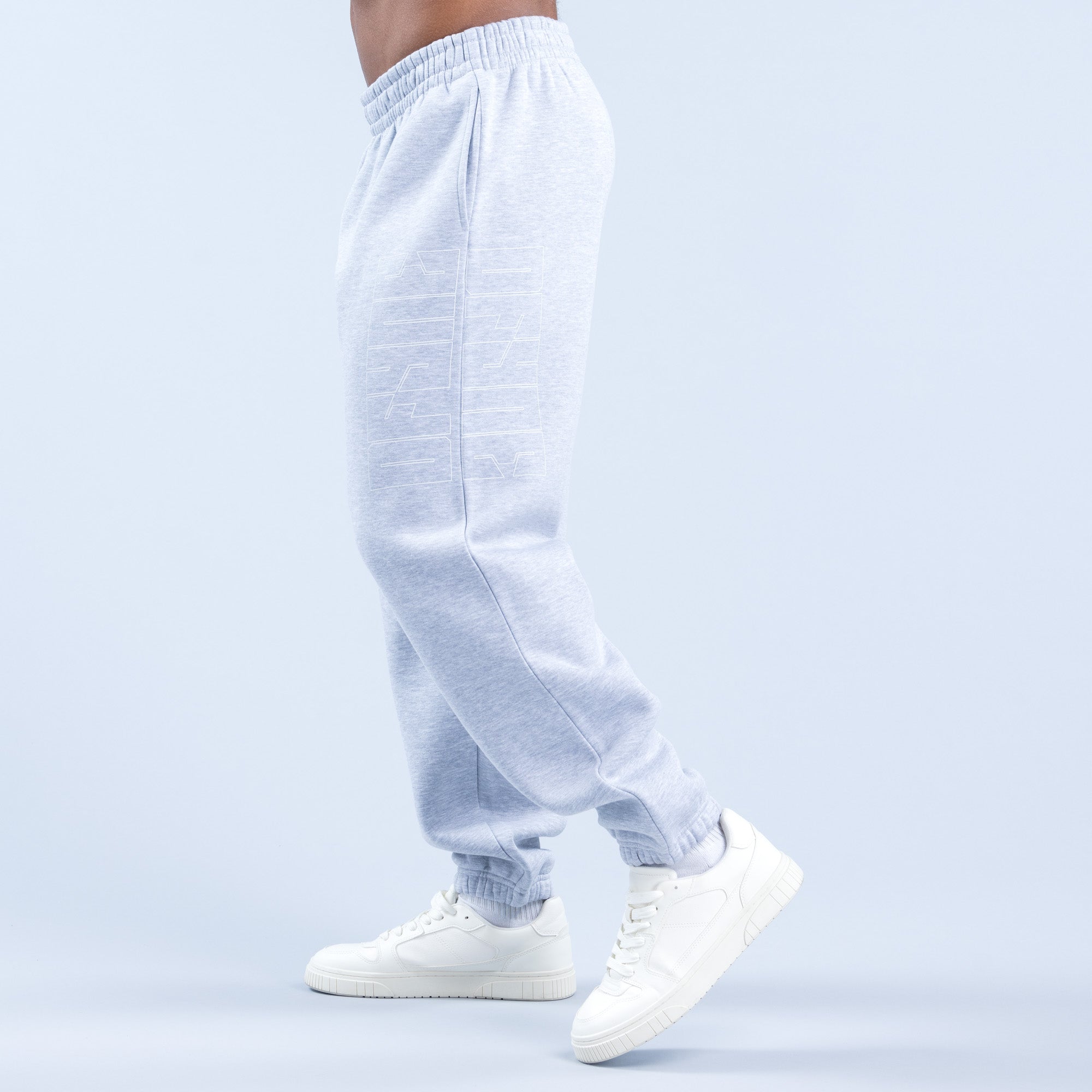 Παντελονι Jogger DFYNE Recharge Graphic ανδρικα γκρι | 593864XJT