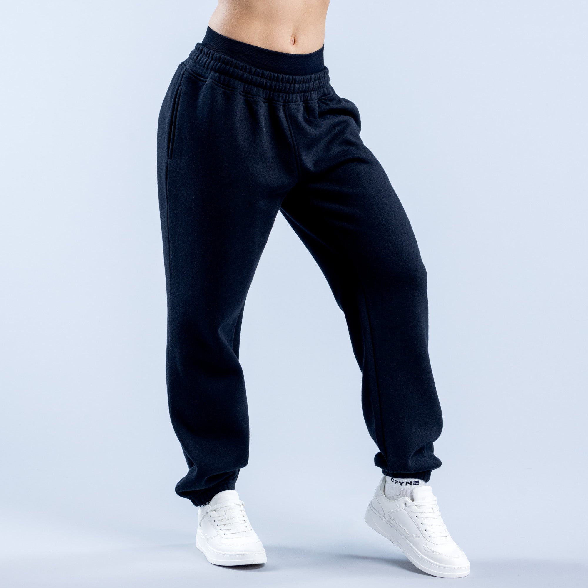 Παντελονι Jogger DFYNE Revive Heavy Weight γυναικεια μαυρα | 209531WMG