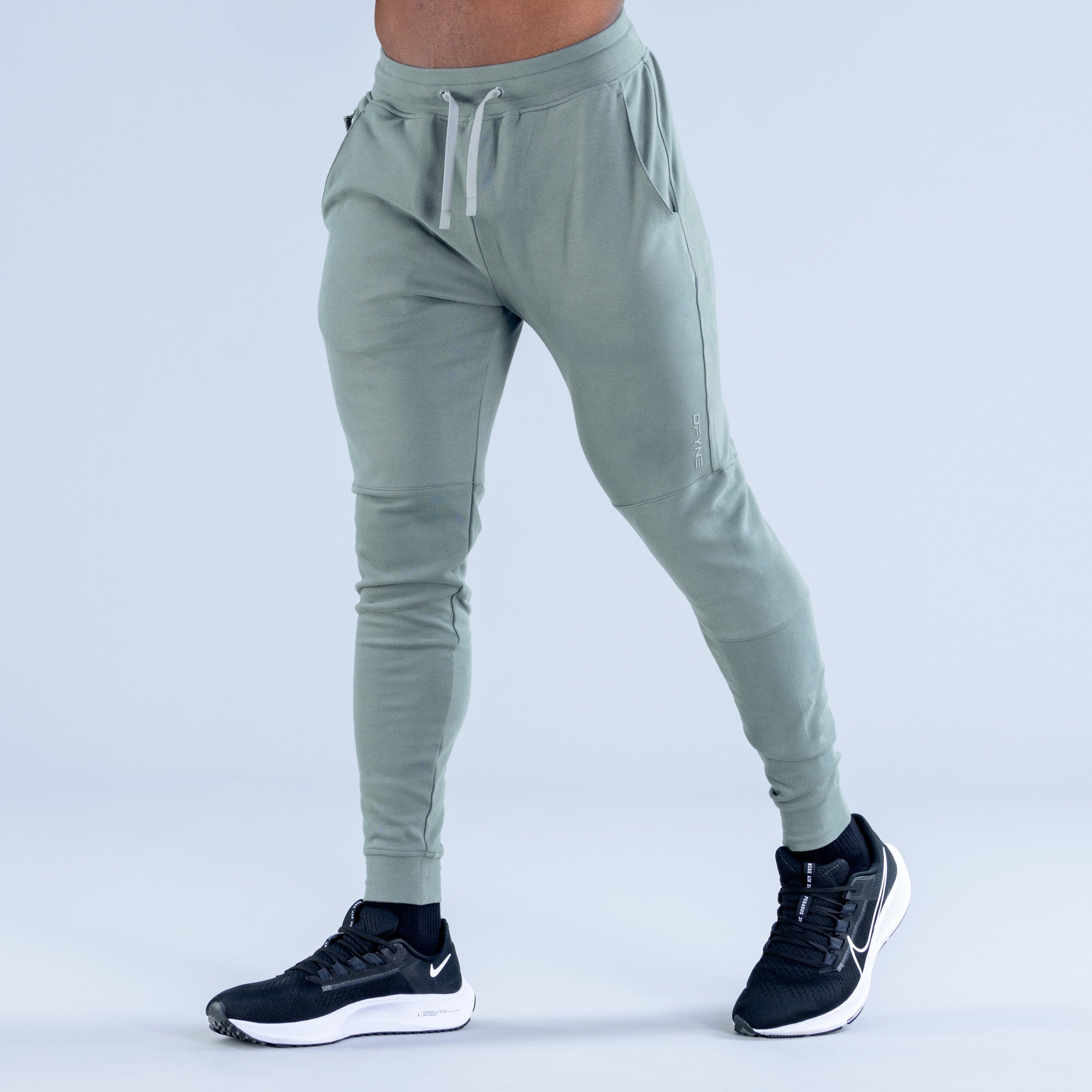 Παντελονι Jogger DFYNE Stealth Tapered ανδρικα Ελιά | 357429LRQ