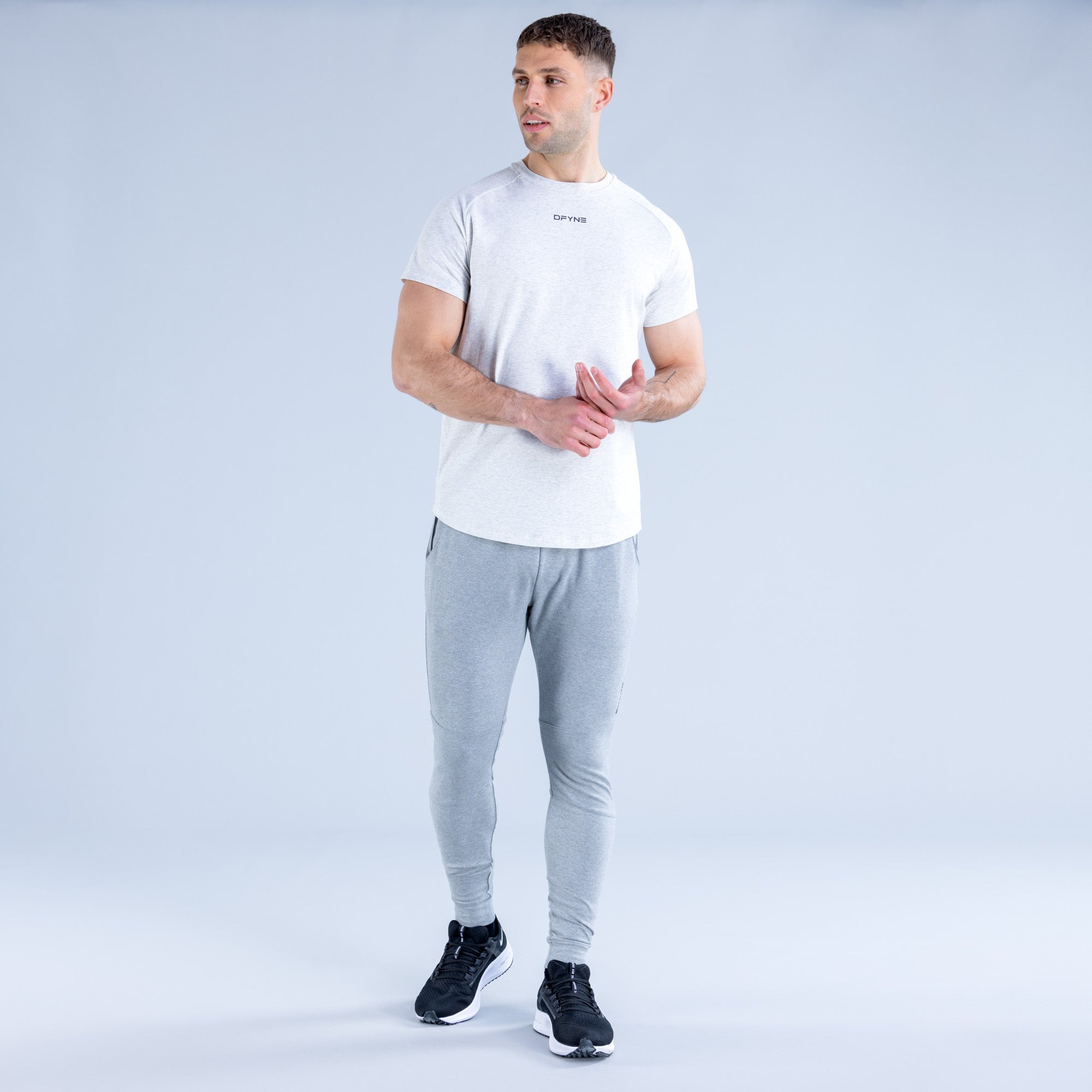 Παντελονι Jogger DFYNE Stealth Tapered ανδρικα γκρι | 745892IDO