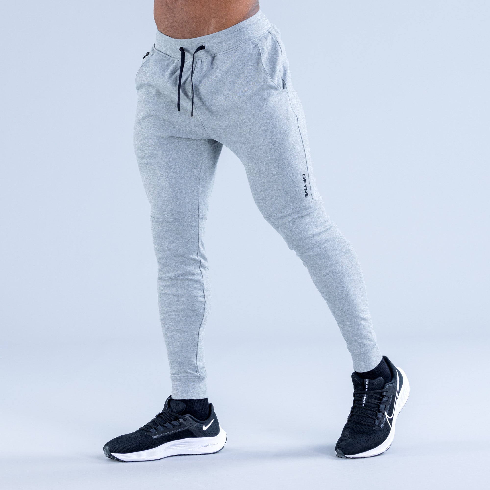 Παντελονι Jogger DFYNE Stealth Tapered ανδρικα γκρι | 745892IDO