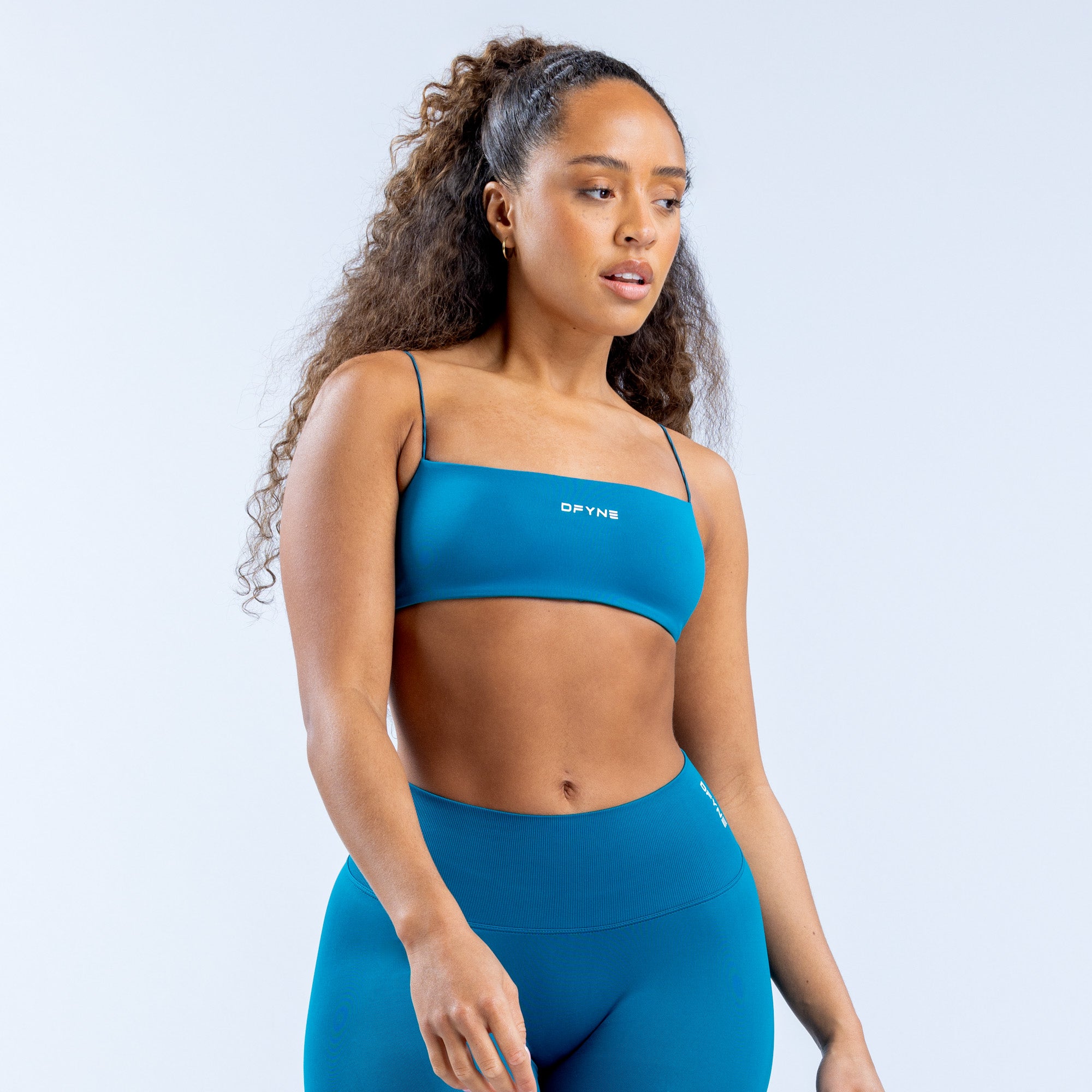Αθλητικο Σουτιεν DFYNE Defy Strappy γυναικεια μπλε | 583417JWR