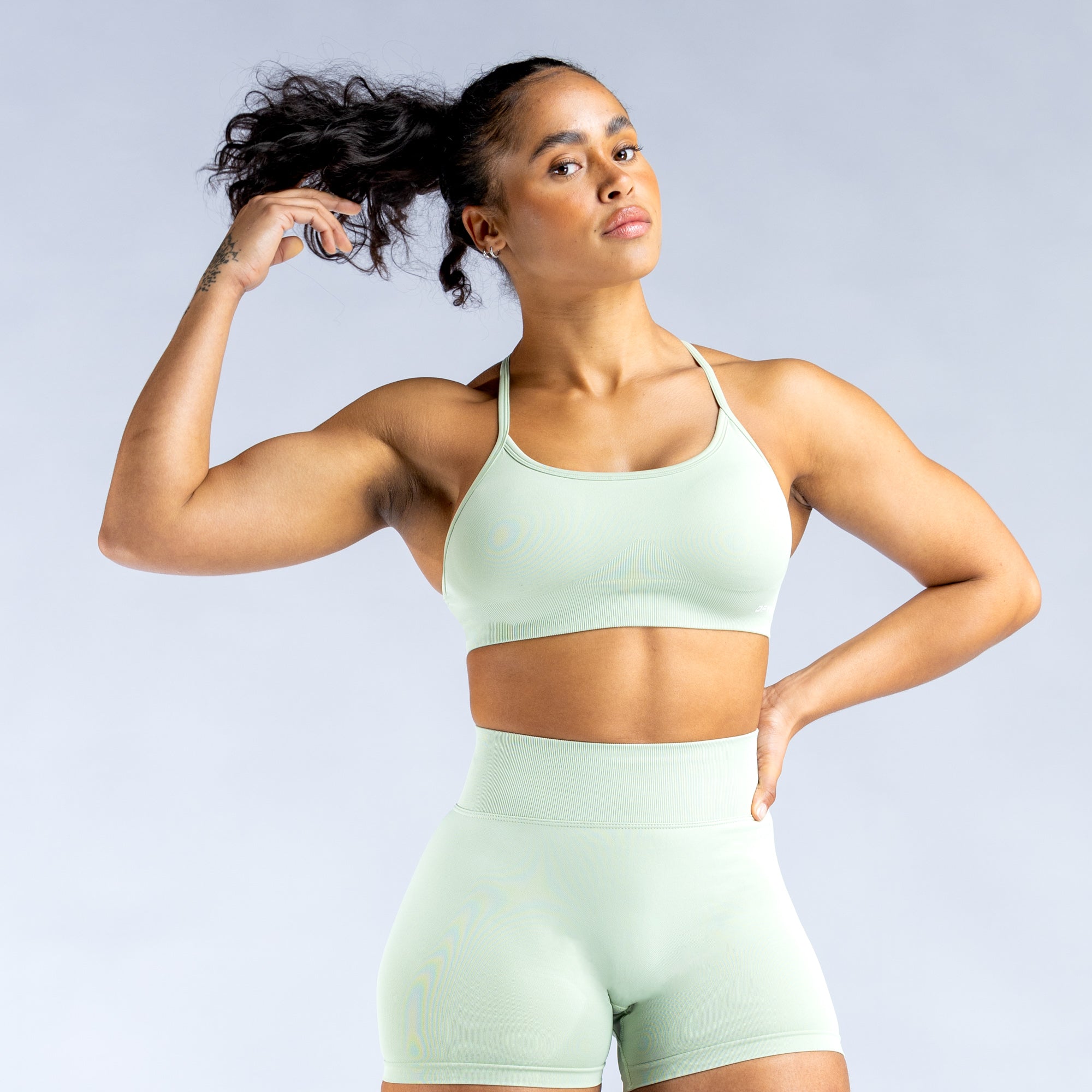 Αθλητικο Σουτιεν DFYNE Dynamic Backless γυναικεια πρασινο | 034695MQJ