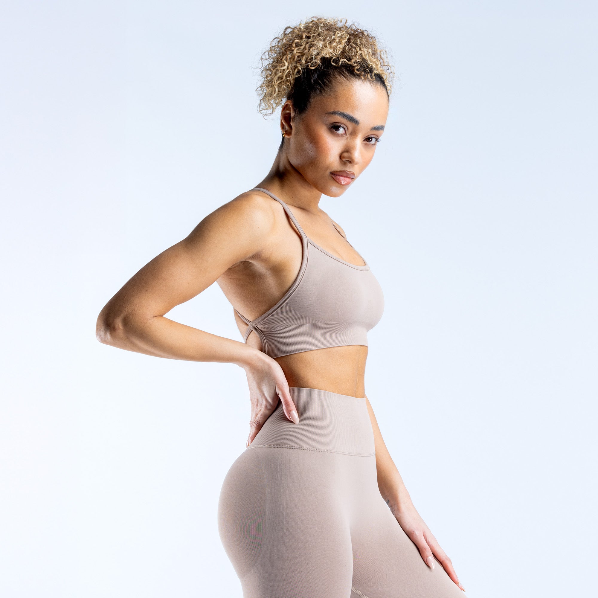 Αθλητικο Σουτιεν DFYNE Dynamic Backless γυναικεια Μπεζ | 496012XLZ