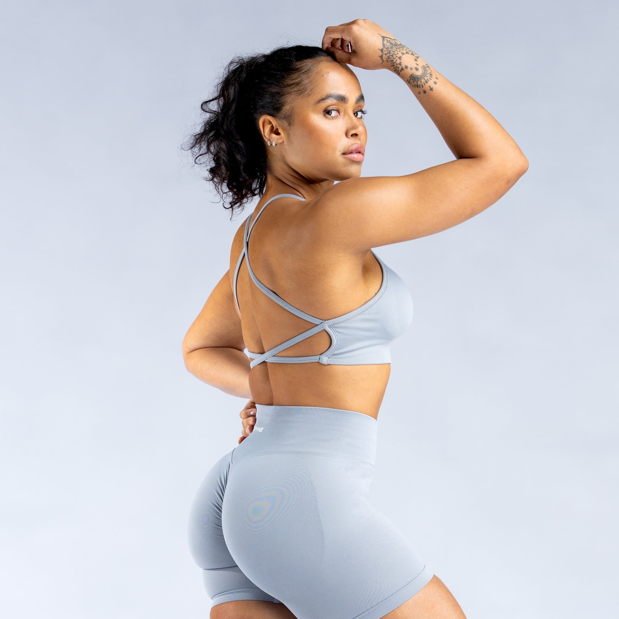 Αθλητικο Σουτιεν DFYNE Dynamic Backless γυναικεια ανοιχτο γκρι | 752483GIX