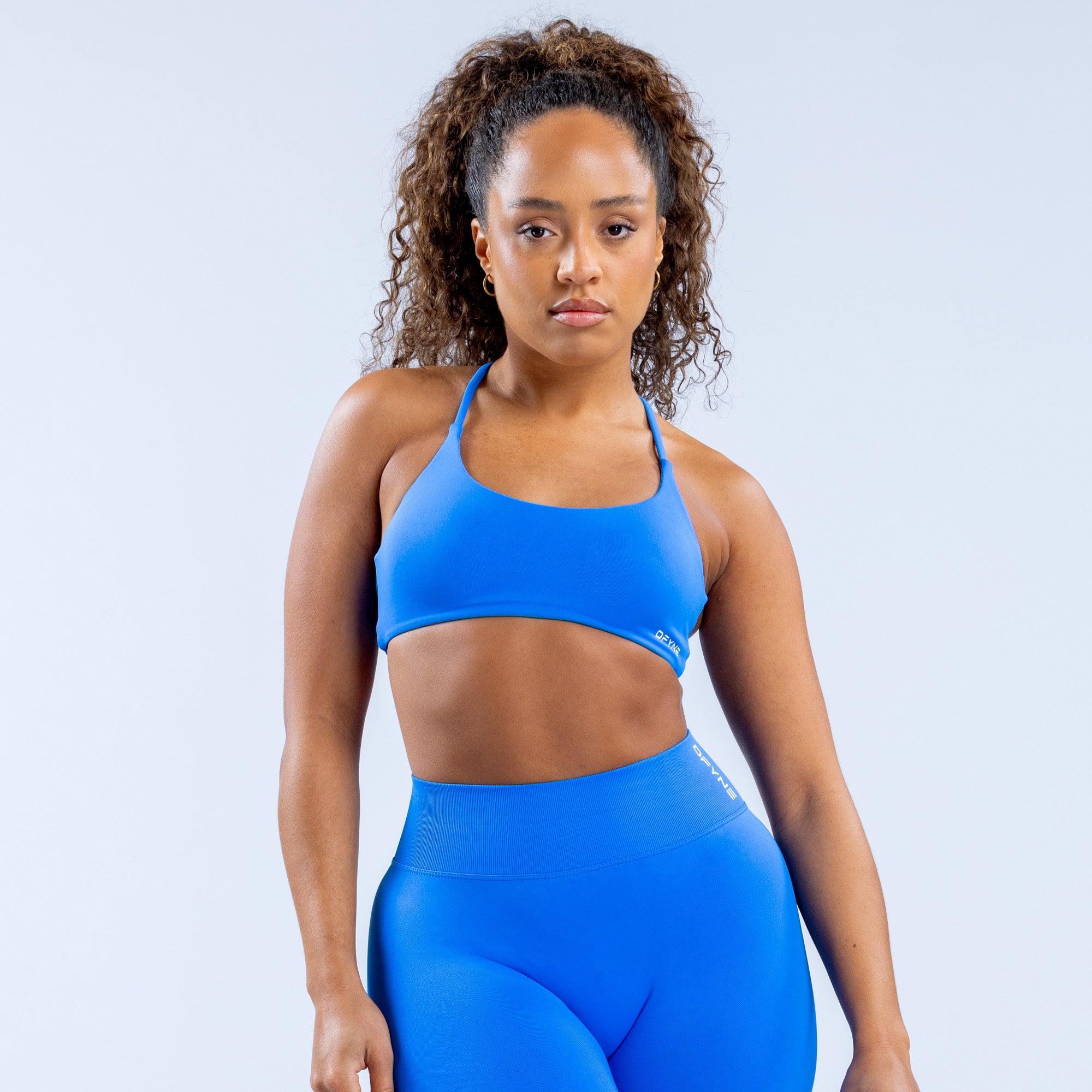 Αθλητικο Σουτιεν DFYNE Dynamic Twist Back γυναικεια μπλε | 021534MYN