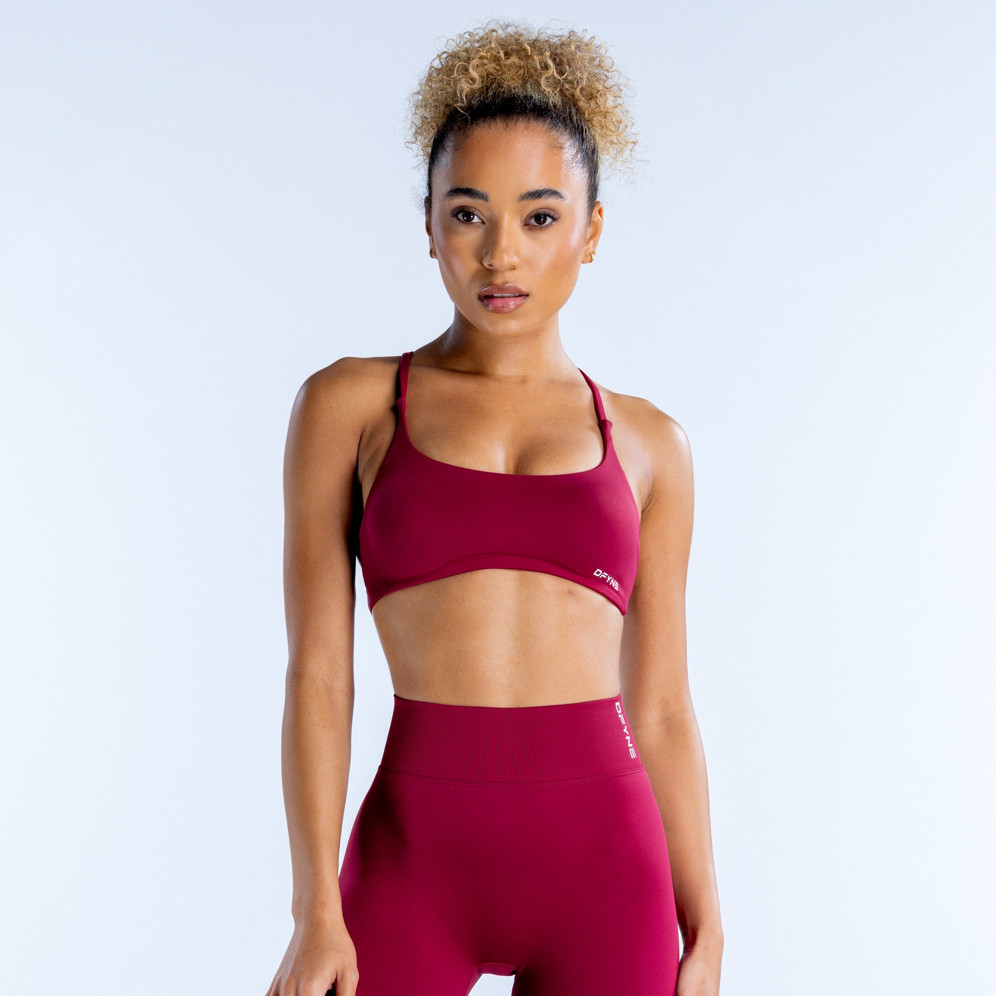 Αθλητικο Σουτιεν DFYNE Dynamic Twist Back γυναικεια φουξια | 289754OGT